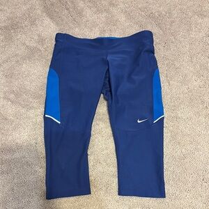 Nike Dynamic Blue Workout Capris